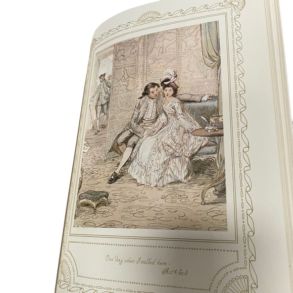 The School for Scandal by Richard Brinsley Sheridan Red Leather Bound Hardcover - Picture 11 of 15